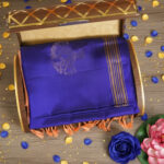 Royal Purple Gold Saree