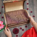 Wine Maroon Silk Saree